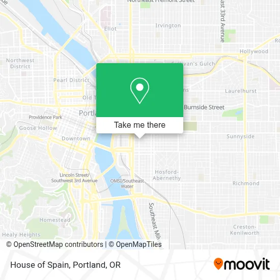 House of Spain map