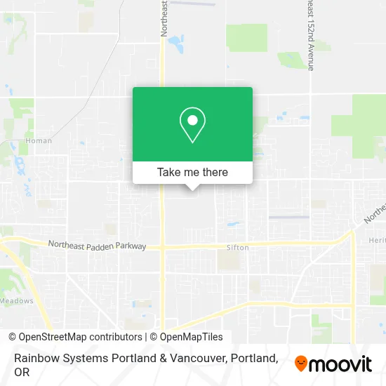 Rainbow Systems Portland & Vancouver map