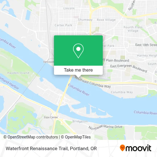 Waterfront Renaissance Trail map