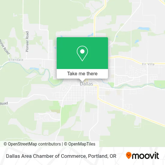 Dallas Area Chamber of Commerce map