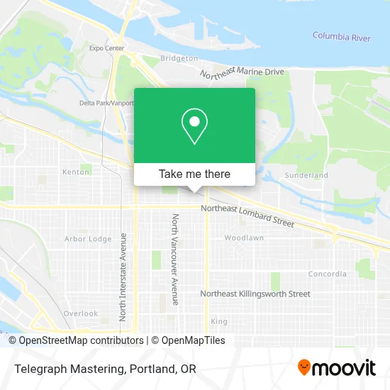 Telegraph Mastering map
