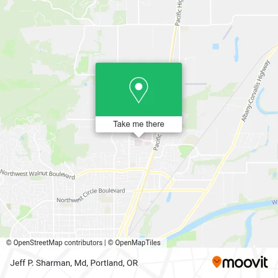 Jeff P. Sharman, Md map