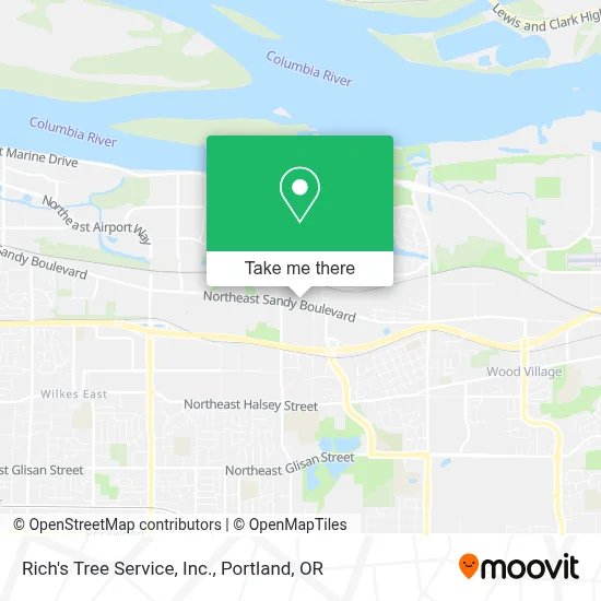 Rich's Tree Service, Inc. map