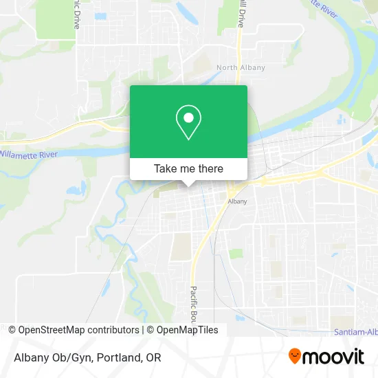 Albany Ob/Gyn map