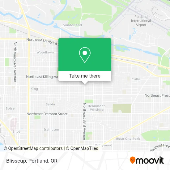Blisscup map