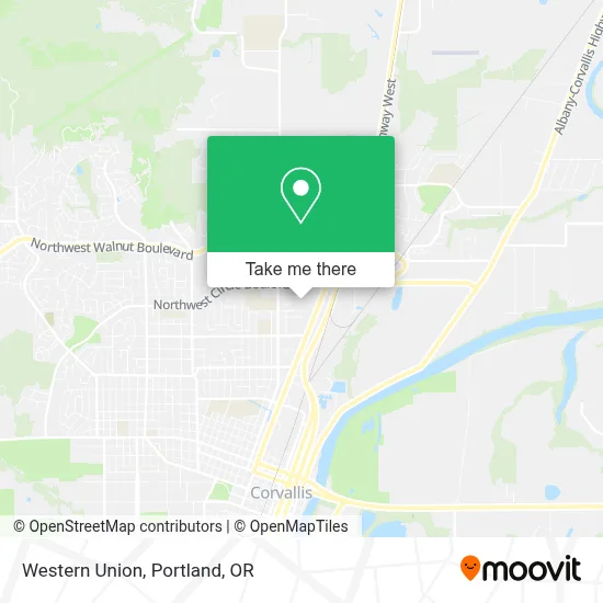 Western Union map