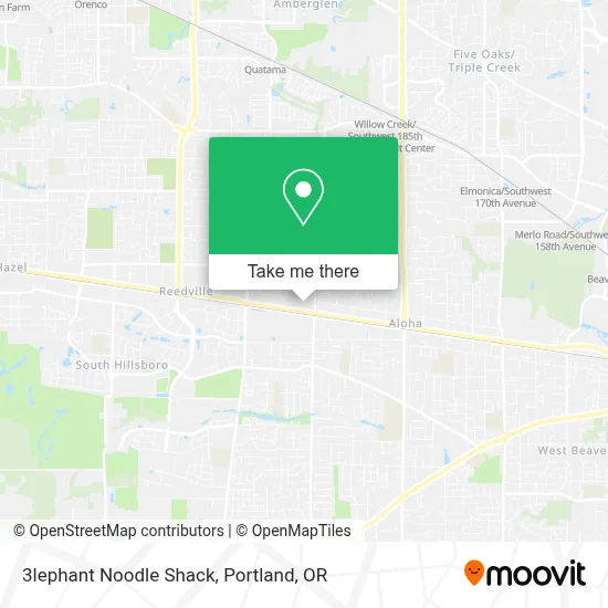 3lephant Noodle Shack map