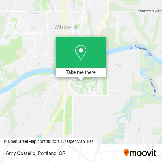 Amy Costello map