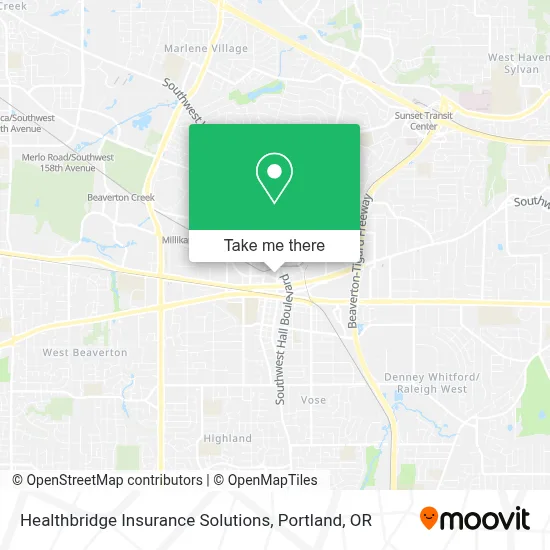 Healthbridge Insurance Solutions map
