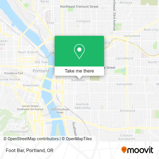 Foot Bar map