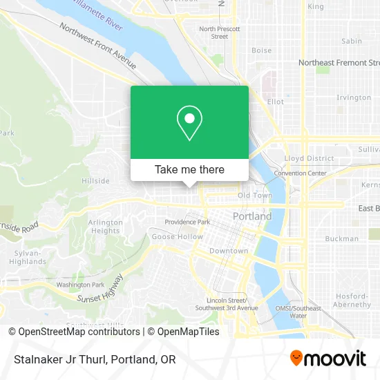 Stalnaker Jr Thurl map
