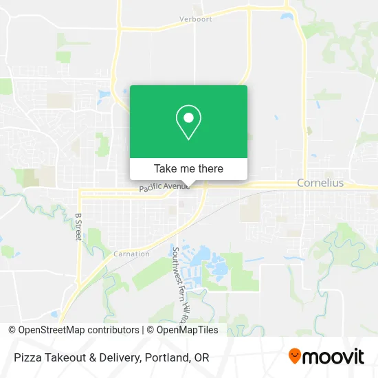 Pizza Takeout & Delivery map