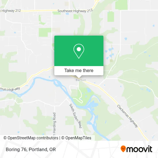 Boring 76 map