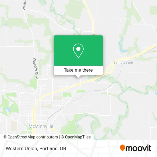 Western Union map
