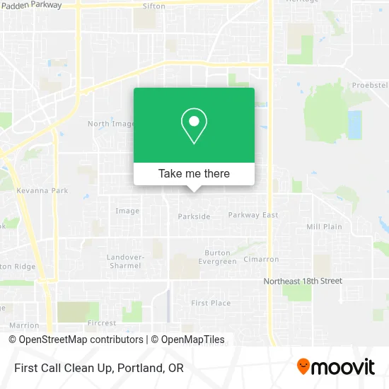 First Call Clean Up map