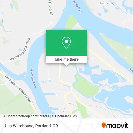 Usa Warehouse map