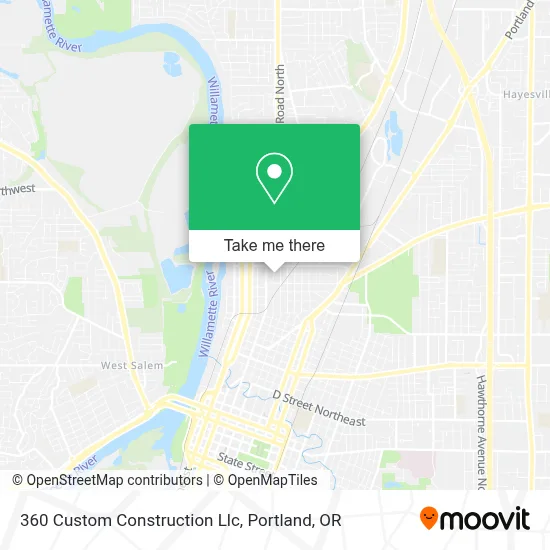 360 Custom Construction Llc map