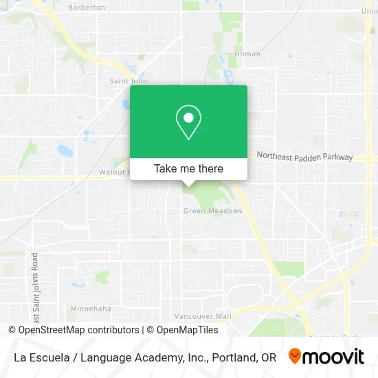 La Escuela / Language Academy, Inc. map