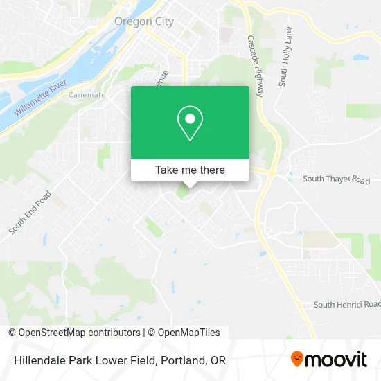Hillendale Park Lower Field map