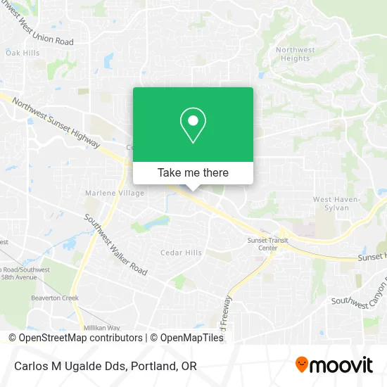 Carlos M Ugalde Dds map