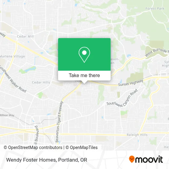 Wendy Foster Homes map