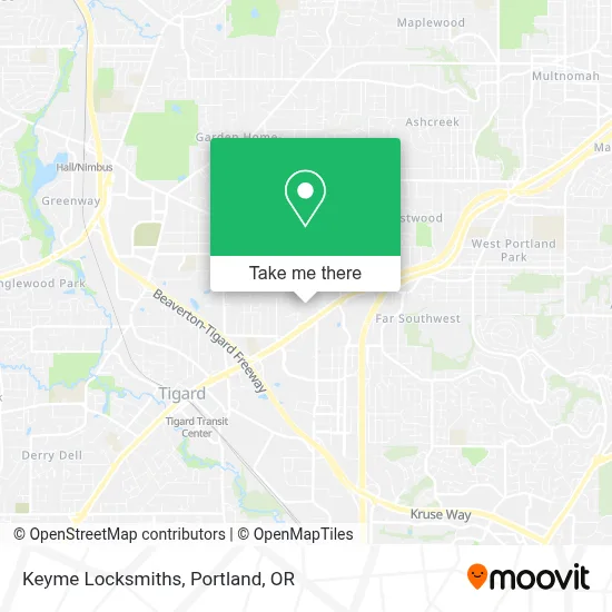 Keyme Locksmiths map