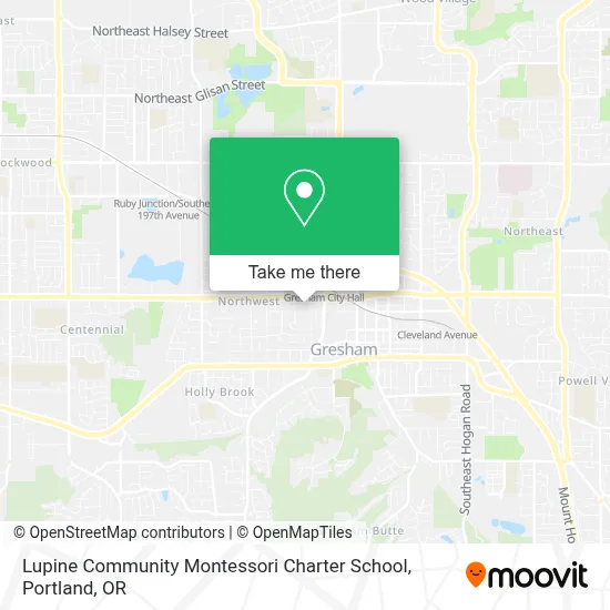 Lupine Community Montessori Charter School map