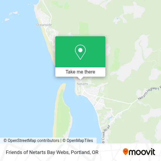Friends of Netarts Bay Webs map
