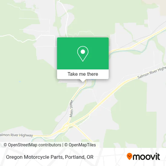 Oregon Motorcycle Parts map