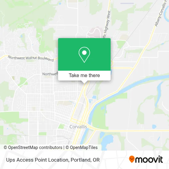 Ups Access Point Location map