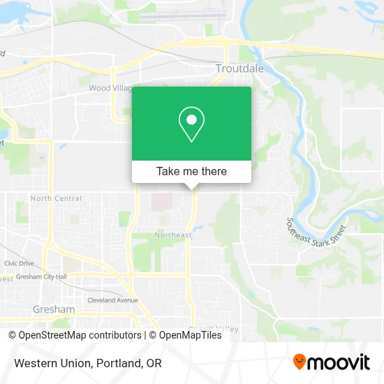 Western Union map
