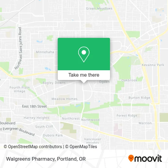Walgreens Pharmacy map