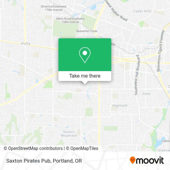 Saxton Pirates Pub map