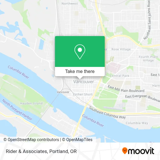 Rider & Associates map