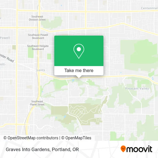Graves Into Gardens map