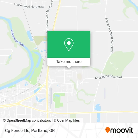 Cg Fence Llc map