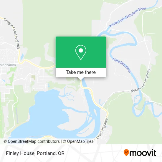 Finley  House map