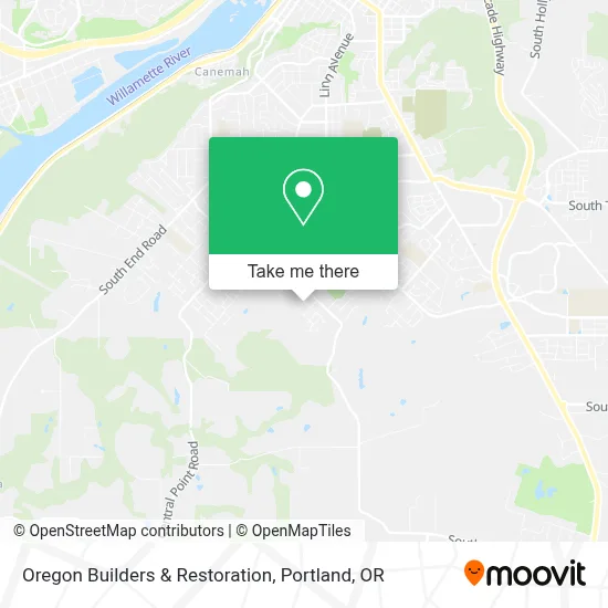 Oregon Builders & Restoration map