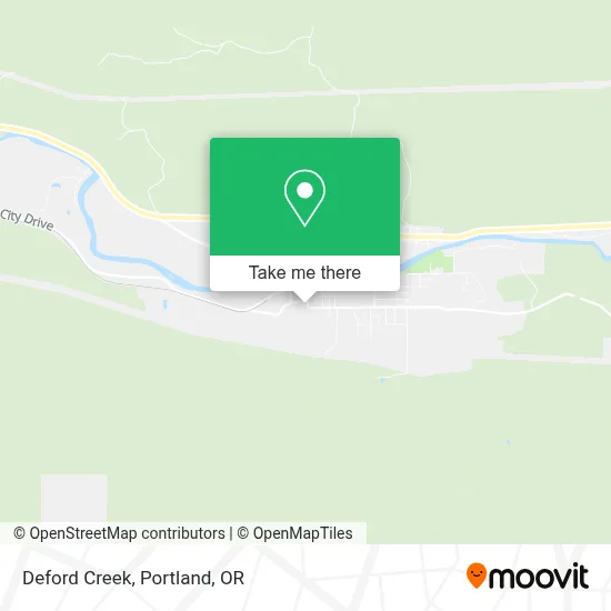 Deford Creek map