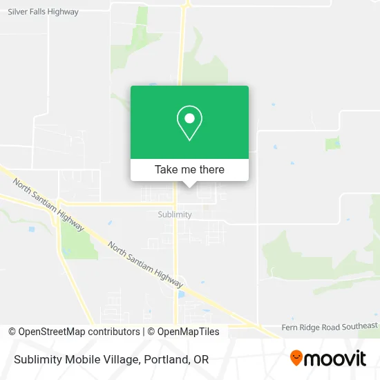 Sublimity Mobile Village map