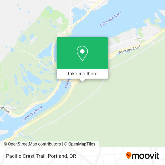 Pacific Crest Trail map