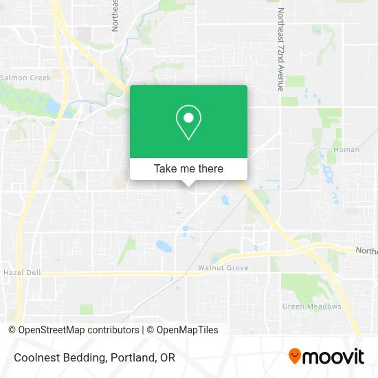 Coolnest Bedding map