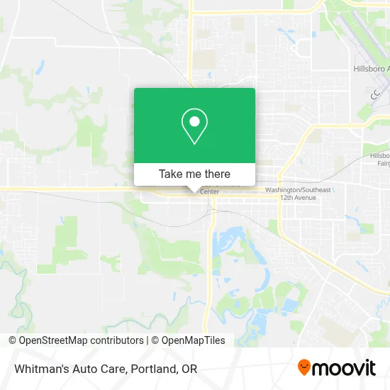 Whitman's Auto Care map