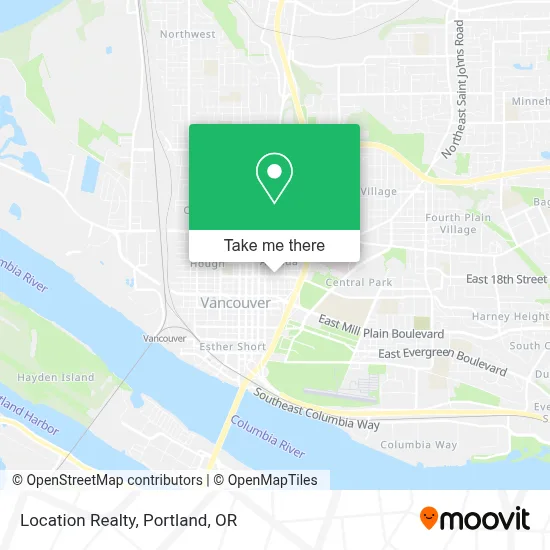 Location Realty map