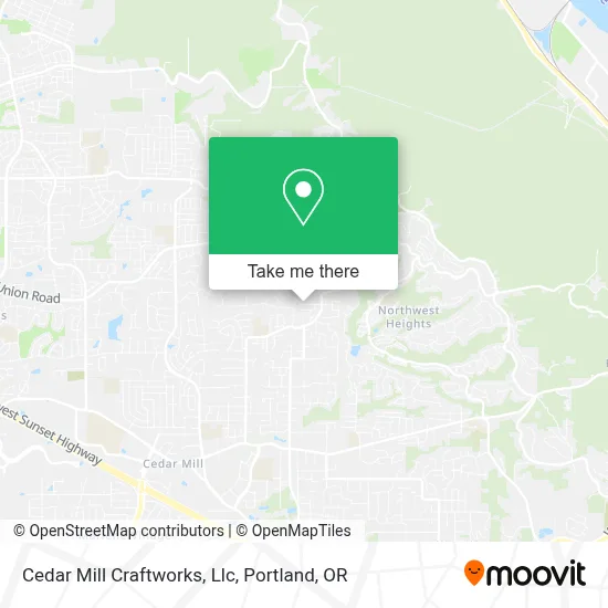 Cedar Mill Craftworks, Llc map