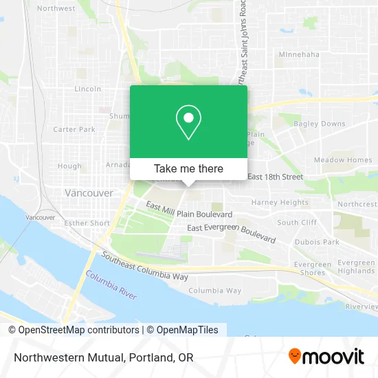 Northwestern Mutual map