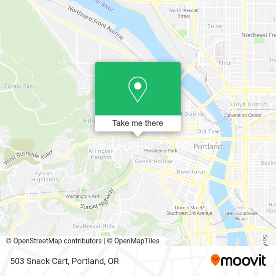 503 Snack Cart map