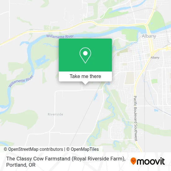 The Classy Cow Farmstand (Royal Riverside Farm) map