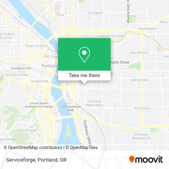 Serviceforge map