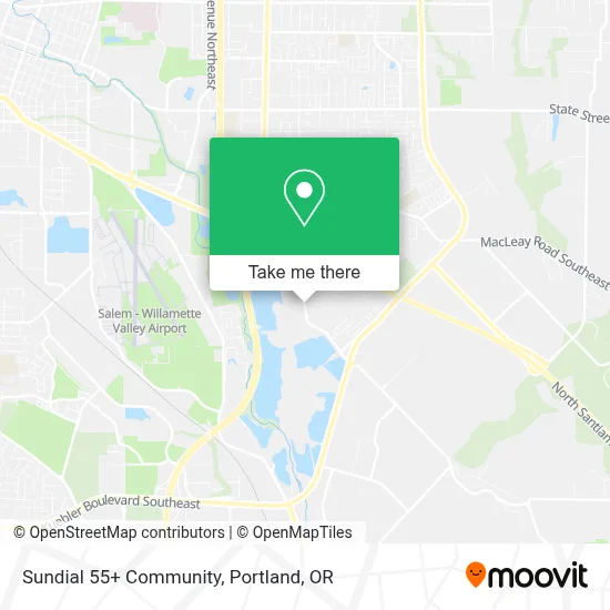 Sundial 55+ Community map
